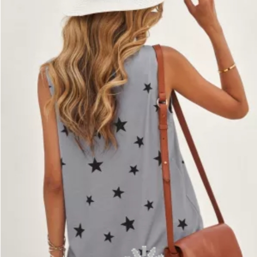 HP 💥1 xl left New boutique star print tank - Picture 11 of 16
